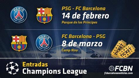 barcelona psg entradas